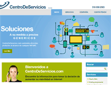 Tablet Screenshot of centrodeservicios.com